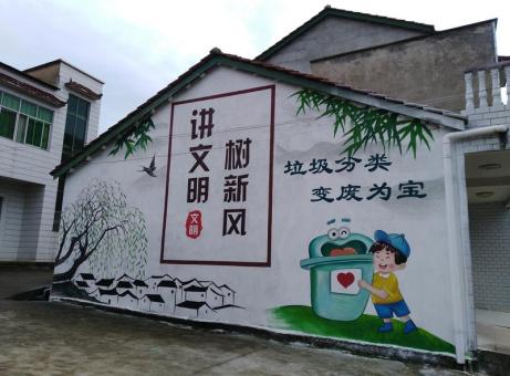 德安墙绘是现在流行的墙体广告