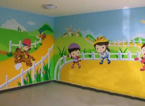德安幼儿园墙体彩绘制作流程及注意事项