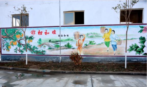 德安乡镇文化墙 乡风文明焕发新活力