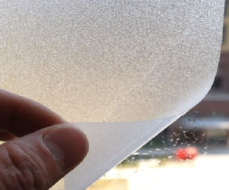 德安玻璃门外面粘广告用什么材料好？